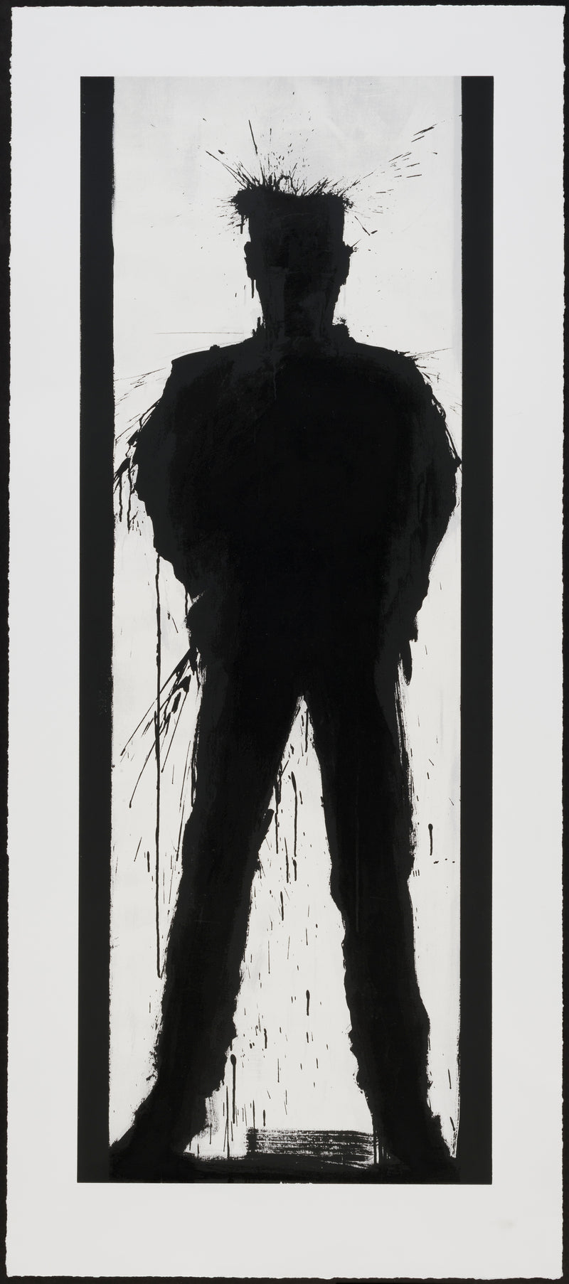 Standing Shadowman Black and White 3110x7019 